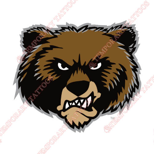 Montana Grizzlies Customize Temporary Tattoos Stickers NO.5171